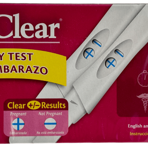 Accu-Clear Pregnancy Test - 2 Test Sticks