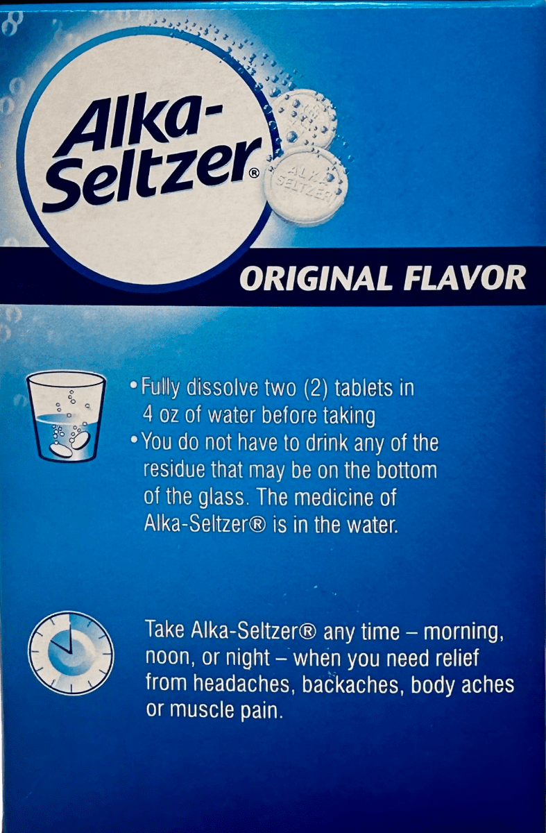 Alka-Seltzer - Original Flavor - 72 Effervescent Tablets - Image 2
