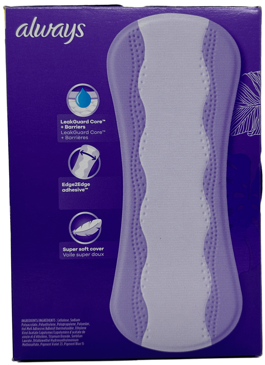 Always Anti-Bunch Xtra Protection - Extra Long Liners - 68 Ct - Image 2