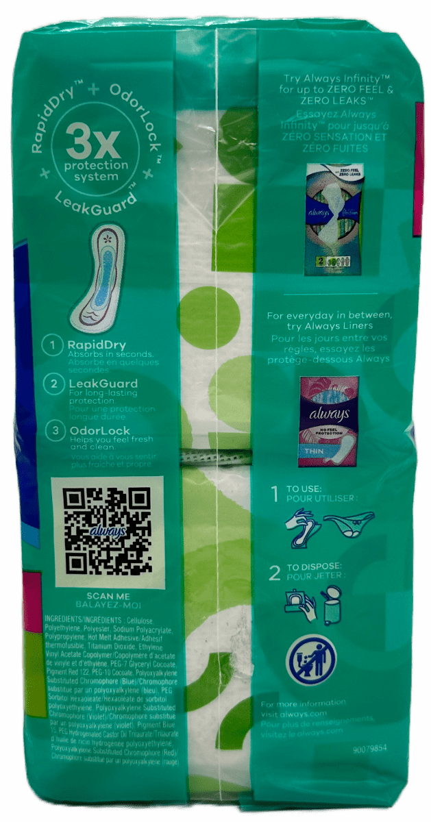 Always Ultra Thin pads - Size 2(Long Super) - 40 Ct - Image 2