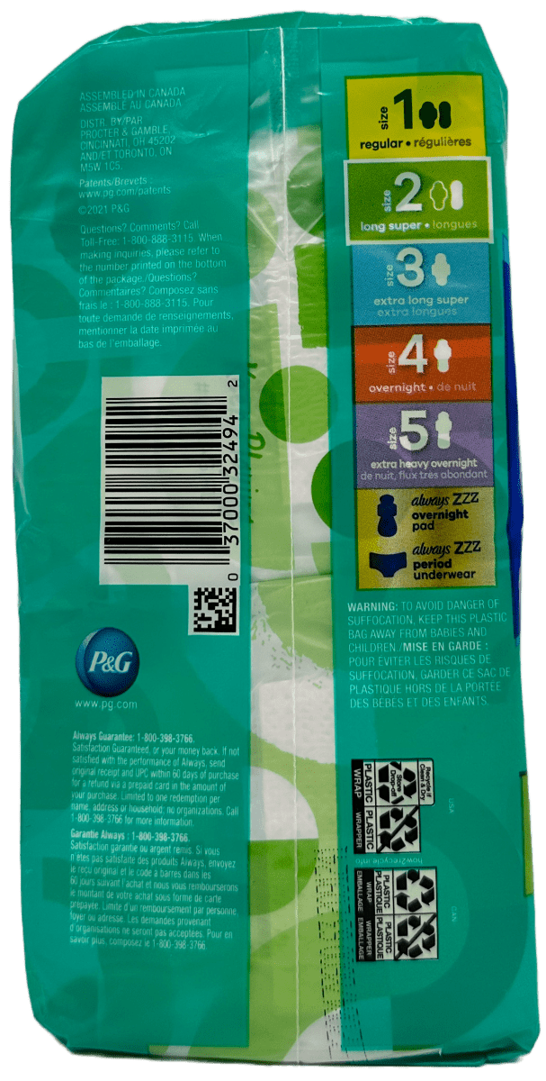 Always Ultra Thin pads - Size 2(Long Super) - 40 Ct - Image 3