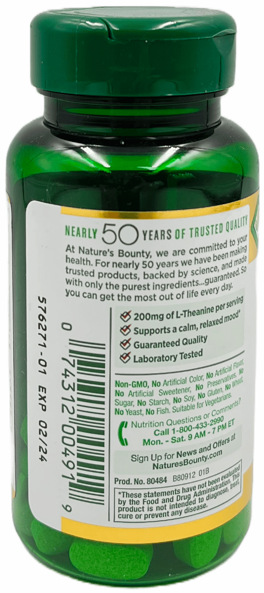 Nature's Bounty Anxiety and Stress Relief- Ashwagandha KSM 66 Tablets - 50 Ct - Image 3