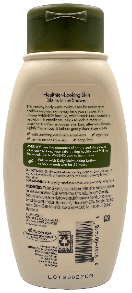 Aveeno - Daily Moisturizing - Body wash - 12 FL OZ - Image 2