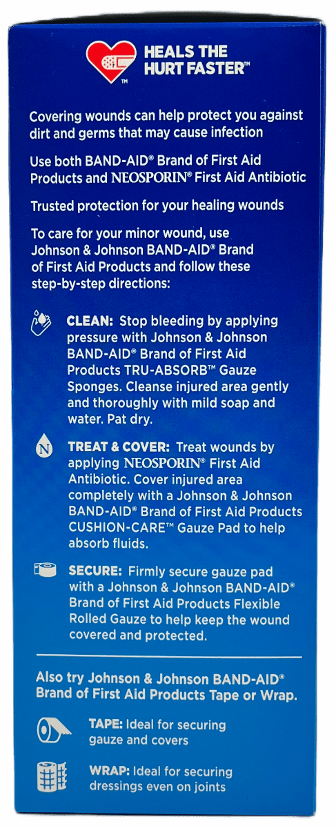 Band-Aid Flexible Rolled Gauze - 5 Sterile Rolls - Image 2