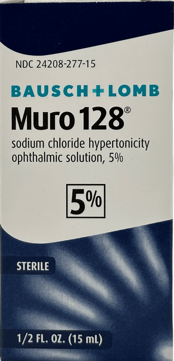 Bausch+Lomb Muro 128 Ophthalmic Solution 5% - 1/2 FL OZ