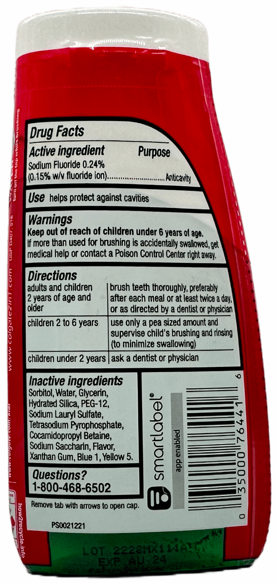 Colgate Watermelon Burst Toothpaste - 4.6 OZ - Image 2