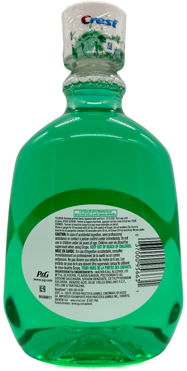 Crest - Scope Classic Mouthwash - Original Mint - 50.7 FL OZ - Image 2