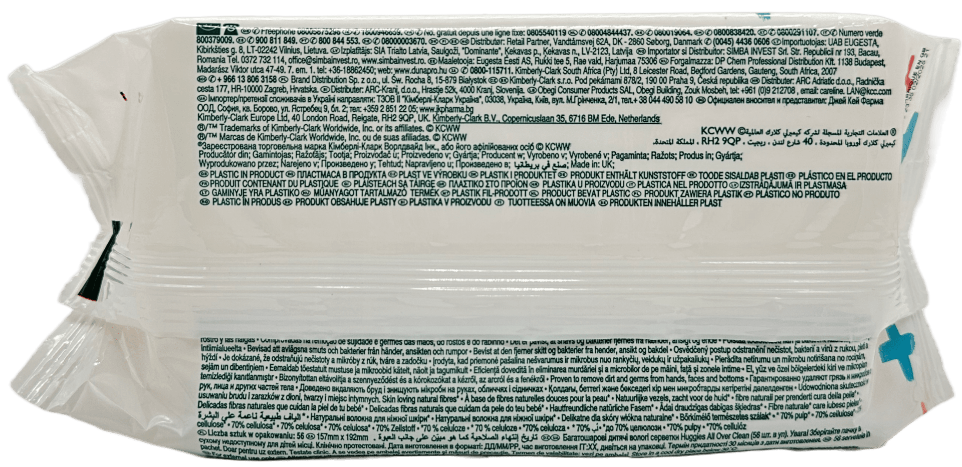 Huggies - All over clean Wipes - 56 Ct - Image 2