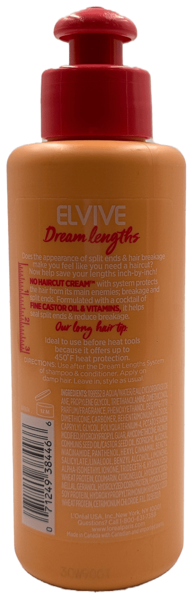 L'oreal Paris Elvive - No Haircut Cream - 6.8 FL OZ - Image 2