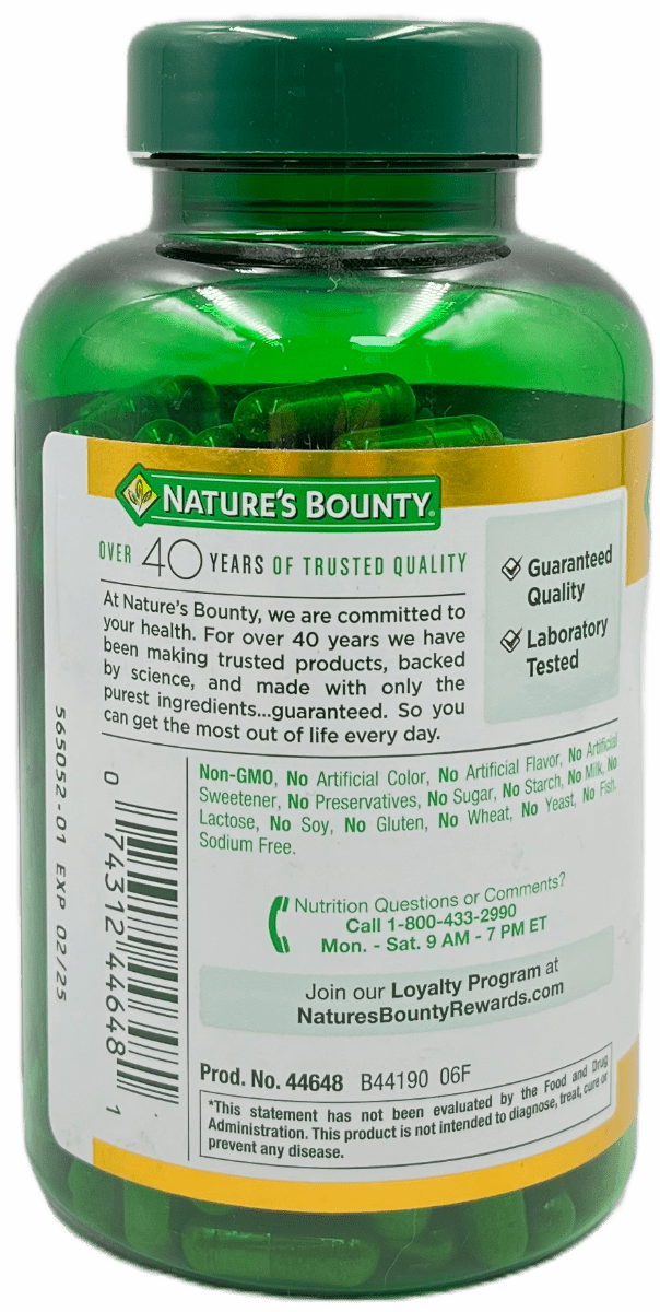 Nature's Bounty - Saw Palmetto 450 mg Capsules - 250 Ct - Image 3