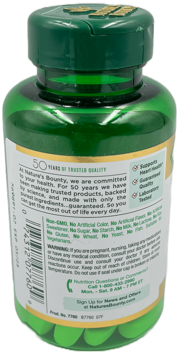 Nature's Bounty L-Arginine 1000 mg Tablets - 50 Ct - Image 3