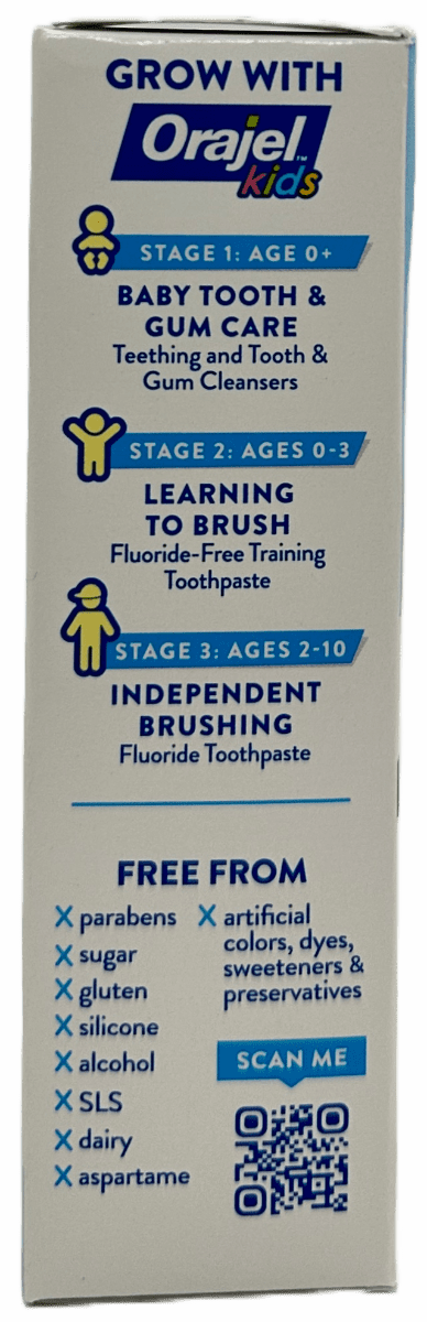 Orajel Kids Training toothpaste - Natural Berry Fruity - 1.5 OZ - Image 4